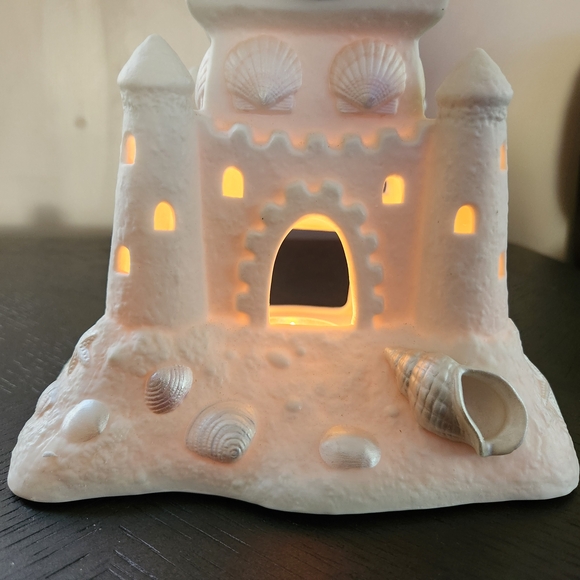 PartyLite Sandcastle #P7306 Tealight Candle Holder With Original Box & Packaging - Picture 3 of 16